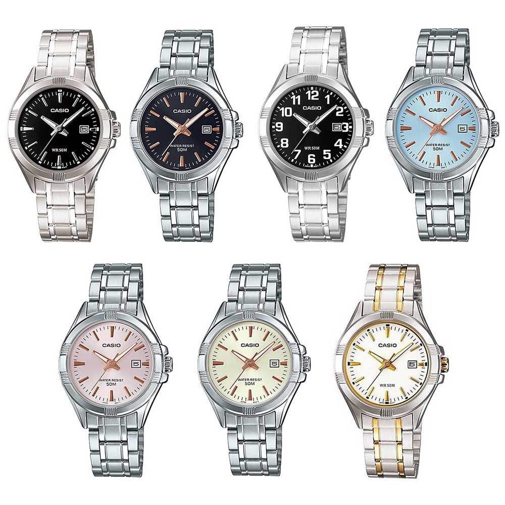 Casio Standard นาฬิกาข้อมือผู้หญิง รุ่น LTP-1308,LTP-1308D,LTP-1308SG (LTP-1308D-1A, LTP-1308D-2A)