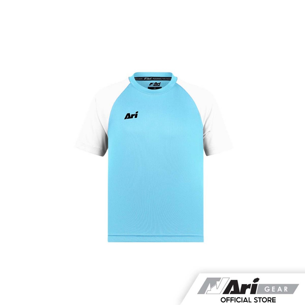 ARI KIDS ESSENTIAL 2TONES TEAM JERSEY - BLUE/WHITE เสื้อฟุตบอลเด็ก อาริ 2TONES สีฟ้าขาว