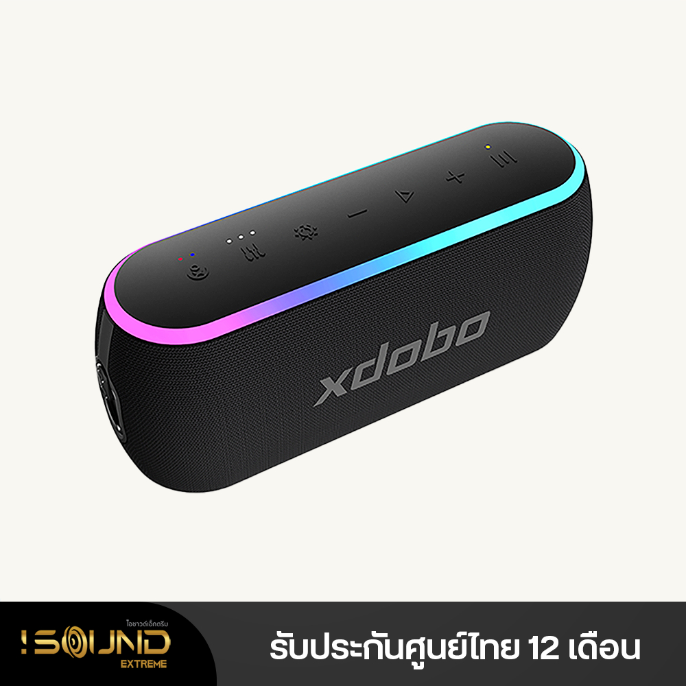 xdobo X8 iii Portable Party Speaker ลำโพงบลูทูธ xdobo X8 60W รุ่น 3 ดีไซน์สวย BT5.3 ไฟ RGB ปรับสีได้ ปาร์ตี้กลางคืน