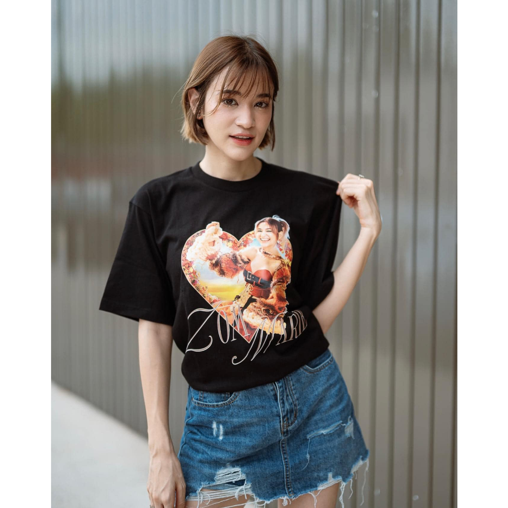 T-Shirt 4QUEENS ZOMMARIE - Black