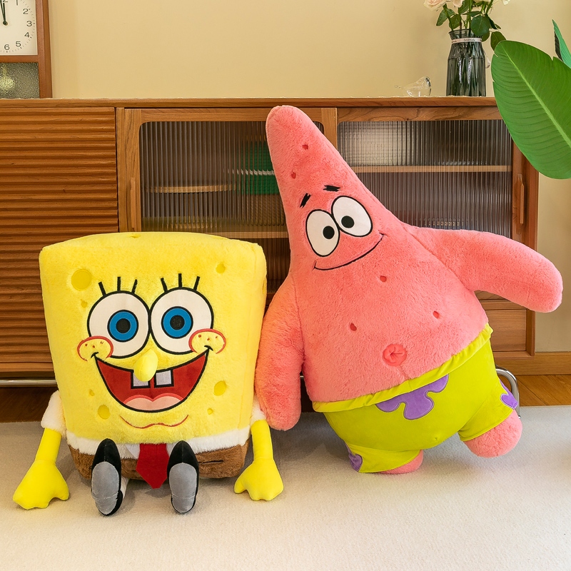 [พร้อมส่ง]ตุ๊กตาสพันจ์บ็อบ ตุ๊กตานุ่มรูปการ์ตูน Spongebob Patrick Star ขนาด 35,40 ซม ของเล่นเด็ก