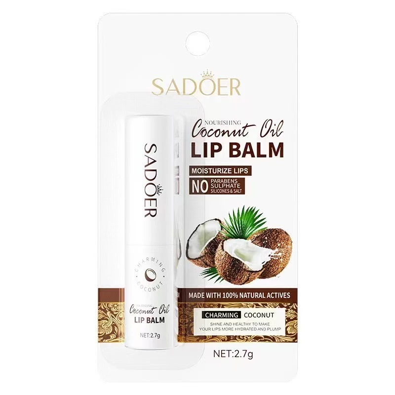 SADOER Coconut Dilnurishing Lip Balm ลิปบาล์มมะพร้าว2.7 g.