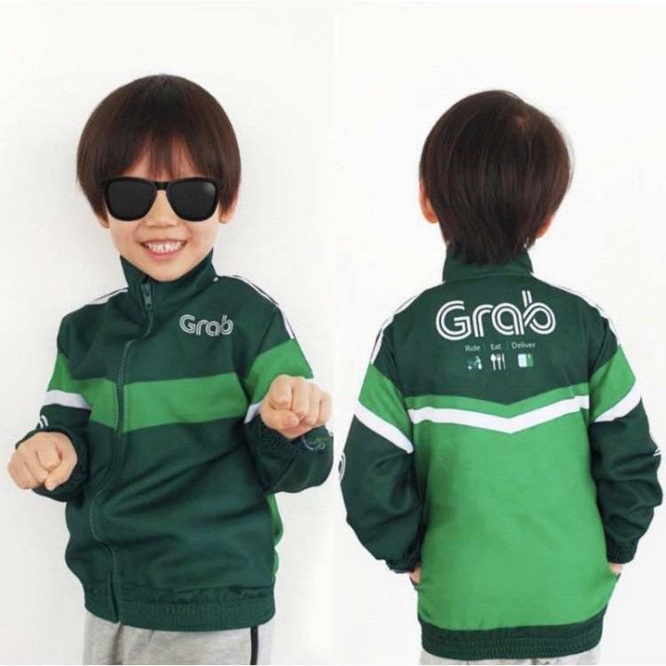 พร้อมส่งเสื้อแกร็ป(Grad)พนักงานส่งอาหาร และเสื้อวินมอไซด์  แขนยาว แขนกุดมีซิปด้านหน้า  ผ้าใส่สบาย🍲🥗