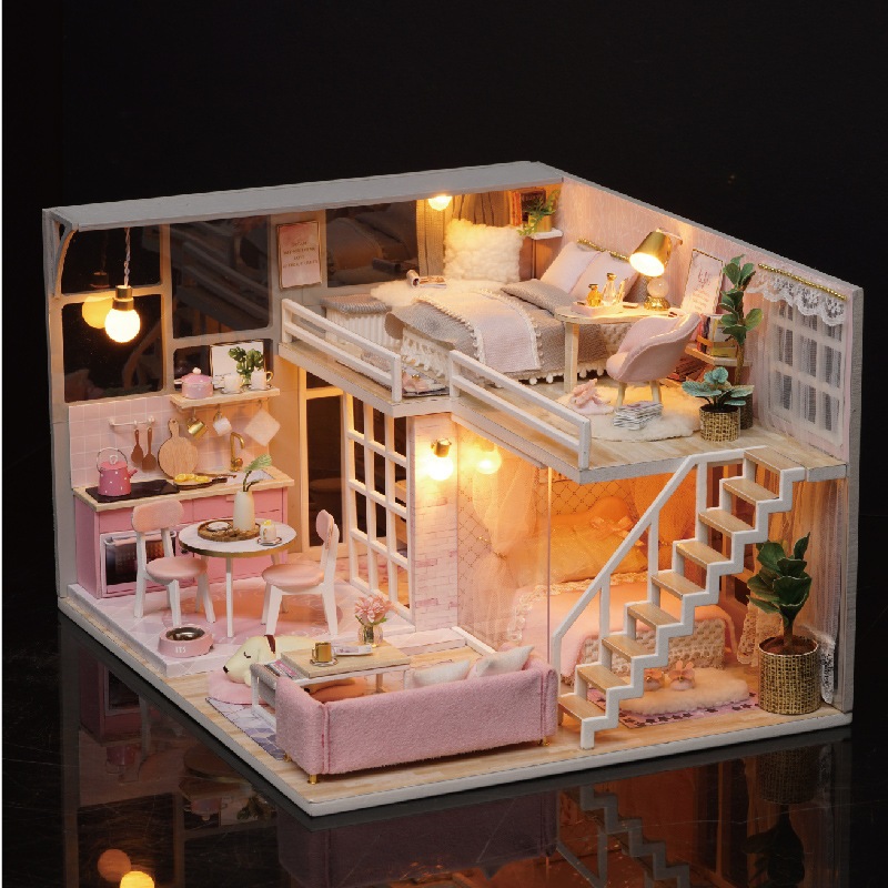 บ้านจิ๋ว รุ่น L-025 Girlish Dream ความฝันของสาวๆ บ้านDIY Doll house บ้านตุ๊กตาdiy