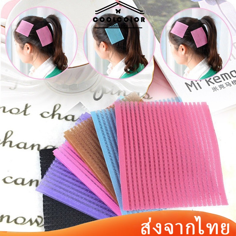 ในไทย💖แผ่นแปะผม1บาทติดผมสวยงามทรงผมเจ้าหญิงขายส่งนำเข้า.COD