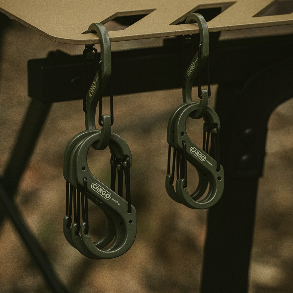 CARGO CONTAINER HARD KARABINER คาราไบเนอร์ ตัวเกี่ยวของ สวย ทนทาน by Jeep Camping