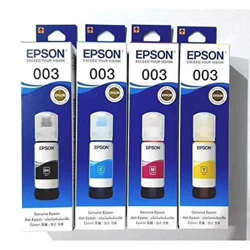 （พร้อมกล่อง） หมึกแท้ 100%/ราคาถูกEpson003inktankbottleหมึกเติมเอปสันของแท้ (T00V100-400)(LL1110 / L3110 / L3250 L5190