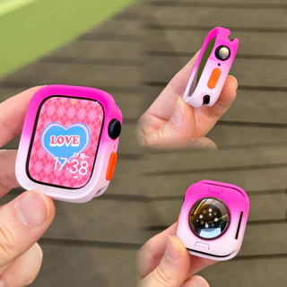 เคสป้องกันนาฬิกาอัจฉริยะ ultra 49 มม.iwatch 9 1/2/3/4/5/ 6/7/8 TPU เคสซิลิโคนไล่ระดับสี 40 มม.41 มม.45 มม.44 มม.