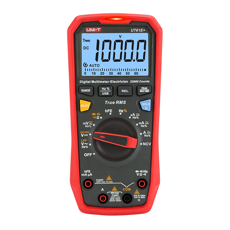 UNI-T UT61E+ 1000V True RMS Digital Multimeter