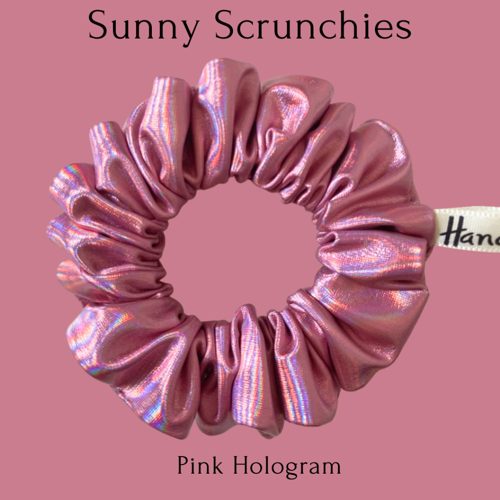 ยางรัดผม Sunny Scrunchies hologram  ยางมัดผม ไม่กินผม ยางรัดผมโฮโลแกรม