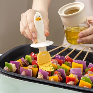 Goose Hours 2 in 1 ขวดพร้อมแปรงทาซอส น้ำมัน อุปกรณ์ทำอาหารในครัว