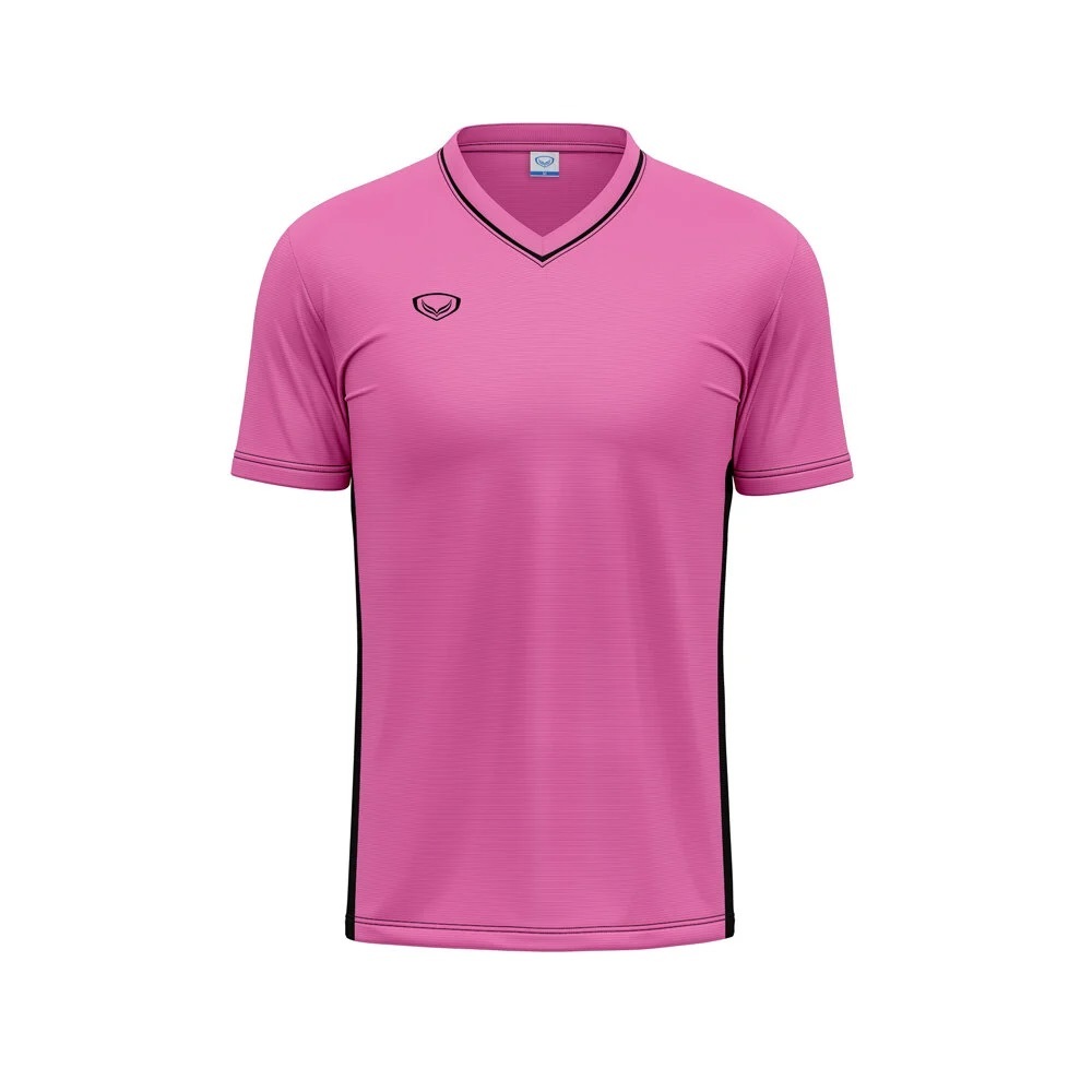 Grand Sport เสื้อฟุตบอลตัดต่อ(สีชมพู,ส้ม,เหลือง,เขียว,ม่วง) รหัส :011498