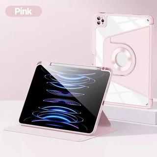 GOOJODOQ for IPad Case Air 4/5 Pro 11 12.9 Gen7/8/9/10 Air6 11" 13" Pencil Holder 360 Degree Rotate