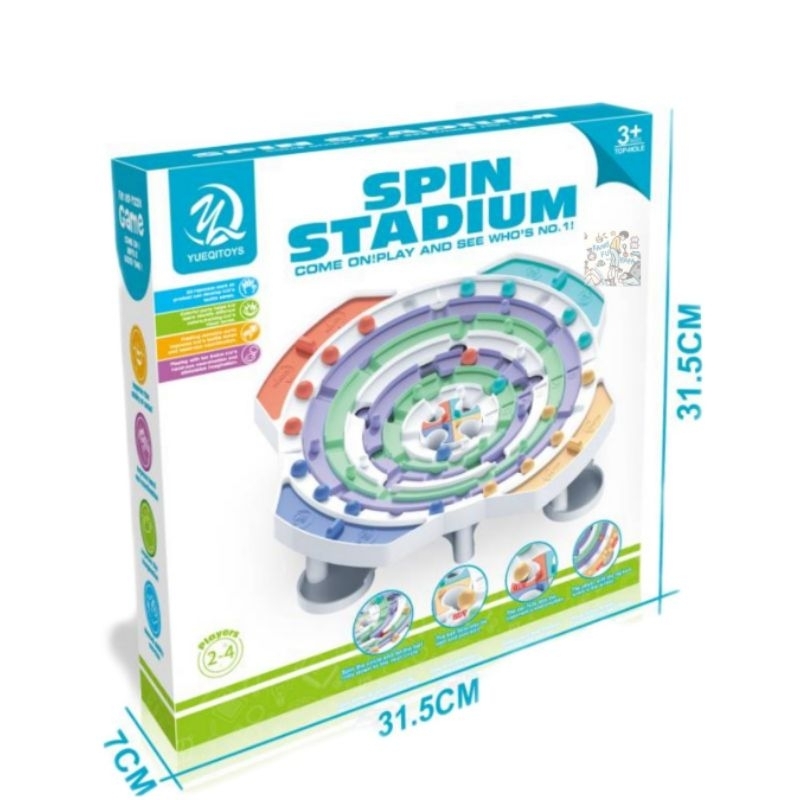 Spin stadium Board Game