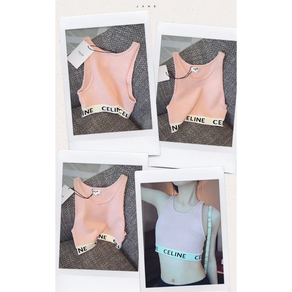 CELIN SPORTS BRA IN ATHLETIC KNIT เสื้อกล้ามครอปผ้านิตร่อง thumbnail 7