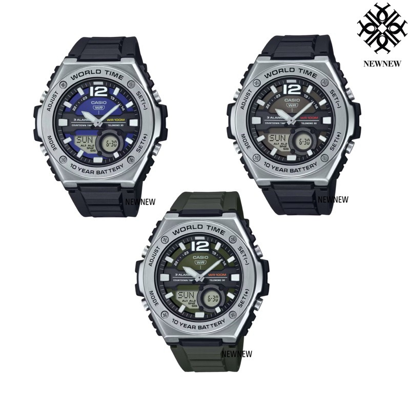CASIO MWQ-100-1AV MWQ-100-2AV MWQ-100-3AV ของแท้ประกันศูนย์ 1ปี