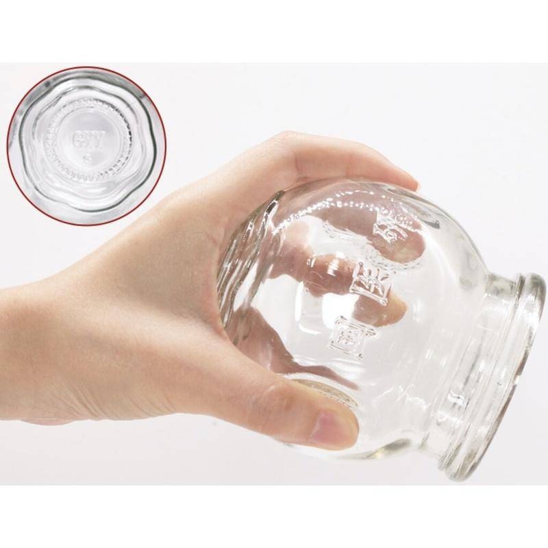 ครอบแก้ว​ (10ใบ)มีของพร้อมส่ง​โถครอบแก้วเครื่องมือพิเศษสำหรับแพทย์แผนจีน ตัวแก้วหนาทนทาน