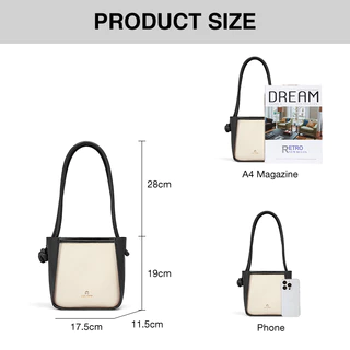 AGE FREE Kylie Bag กระเป๋าสะพายไหล่แฟชั่นสำหรับผู้หญิง สายหนังเชือกถัก