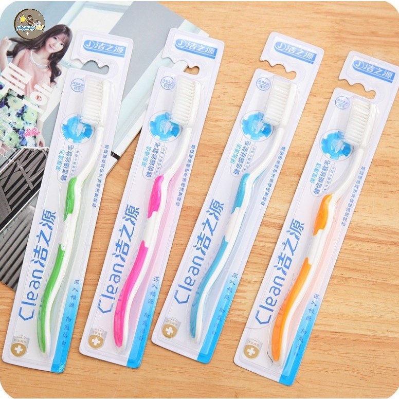 แปรงสีฟันผู้ใหญ่ นุ่มมาก เส้นใย ทำความสะอาดลึกนุ่มนวล กำจัดกลิ่นในช่องปาก