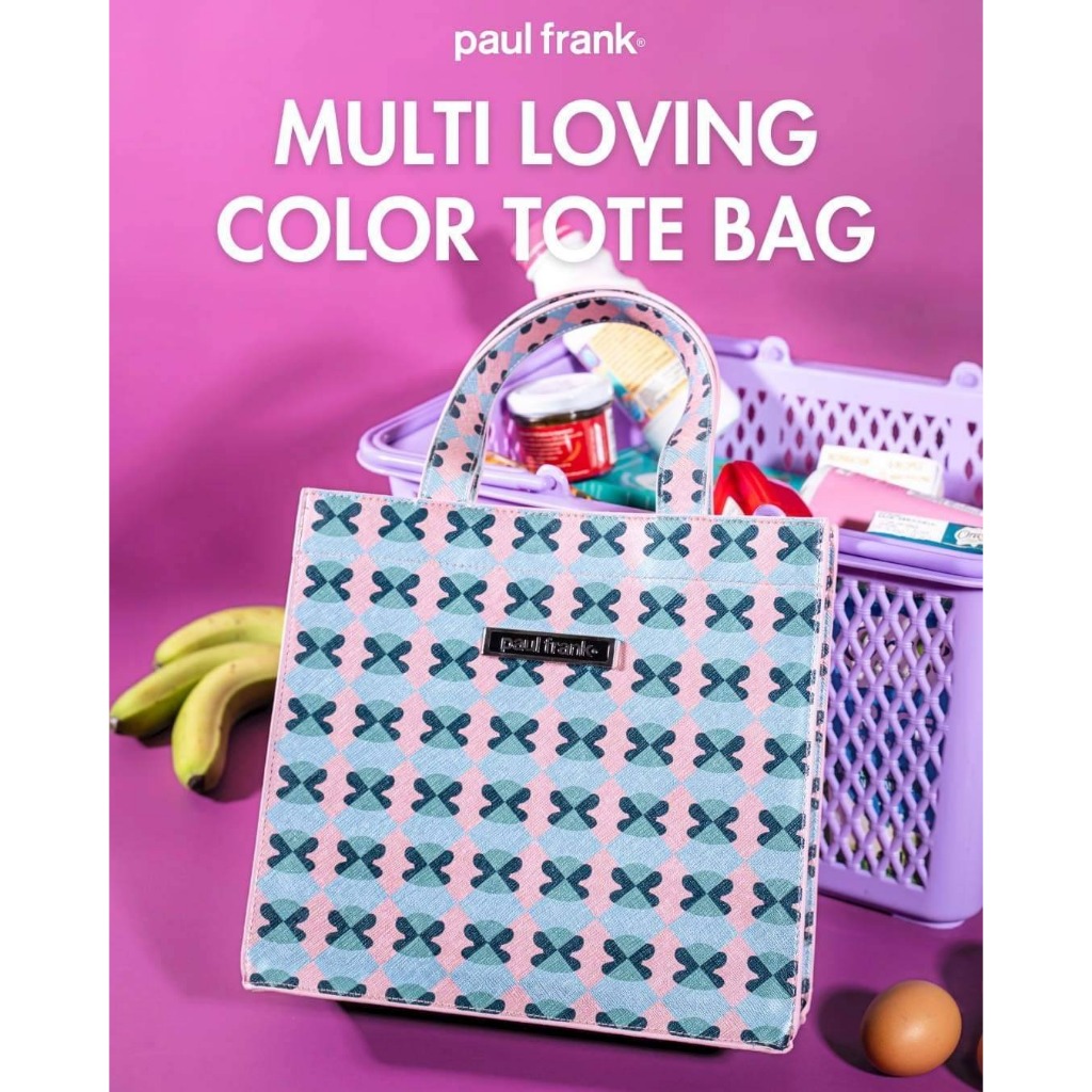 PAUL FRANK กระเป๋าถือ WOMENS MULTI LOVING COLOR TOTEBAG