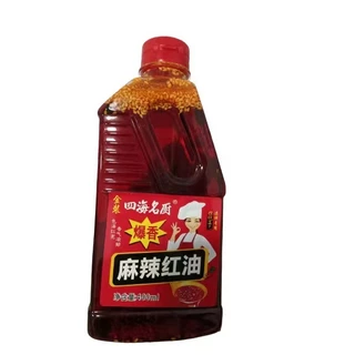 น้ำมันหม่าล่า น้ำมันงาแดง1ขวด400ml麻辣红油พร้อมส่ง