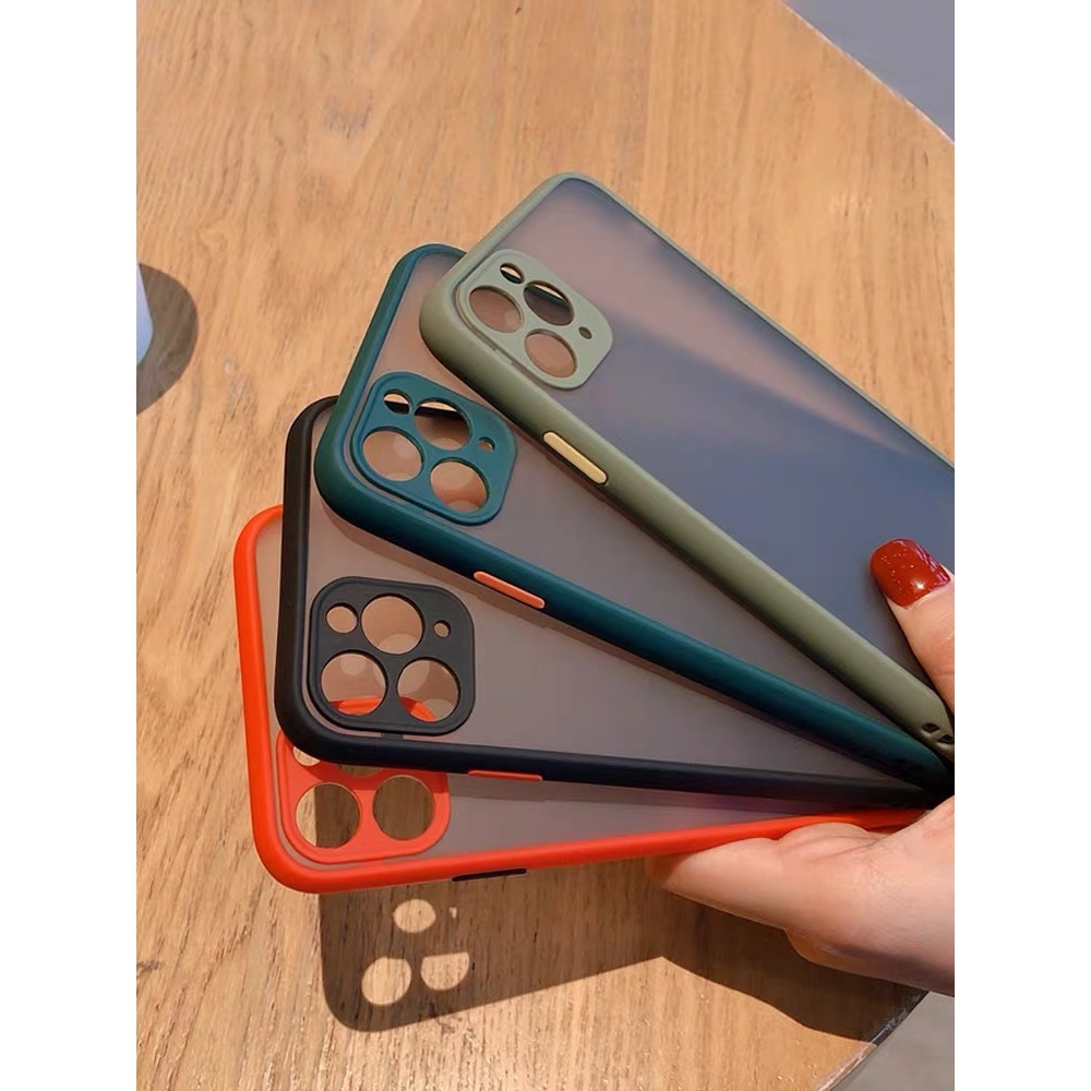 [รุ่นใหม่] Case IP15 15Pro 15Plus 15Promax เคสกันกระแทก ปุ่มสีผิวด้านขอบนิ่มหลังขุ่น [CT 98Shop]