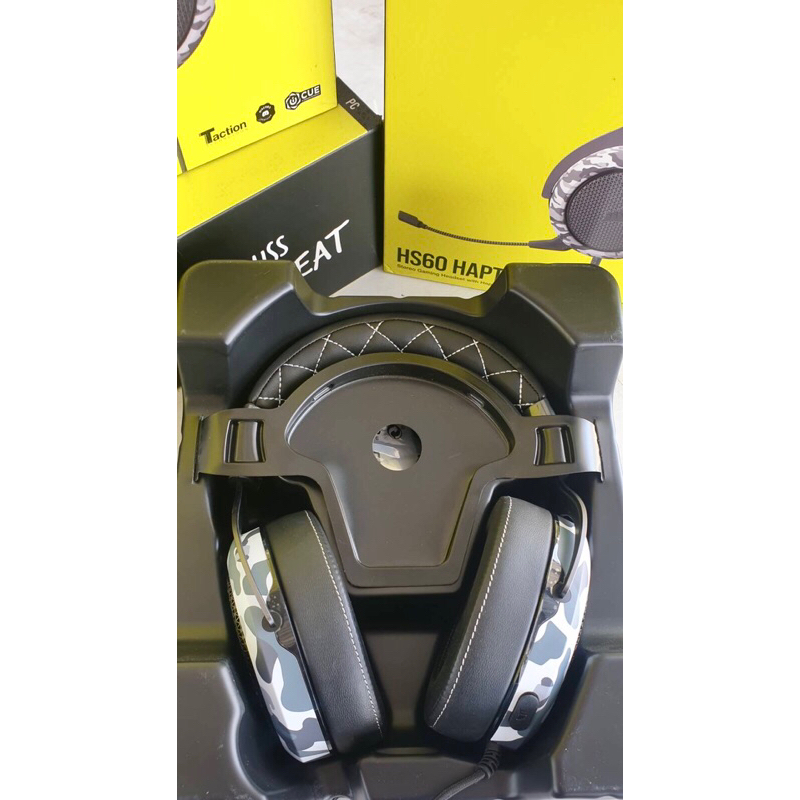 Headset หูฟังเกมส์มิ่ง CORSAIR HS60 Haptic Stereo Gaming Headset