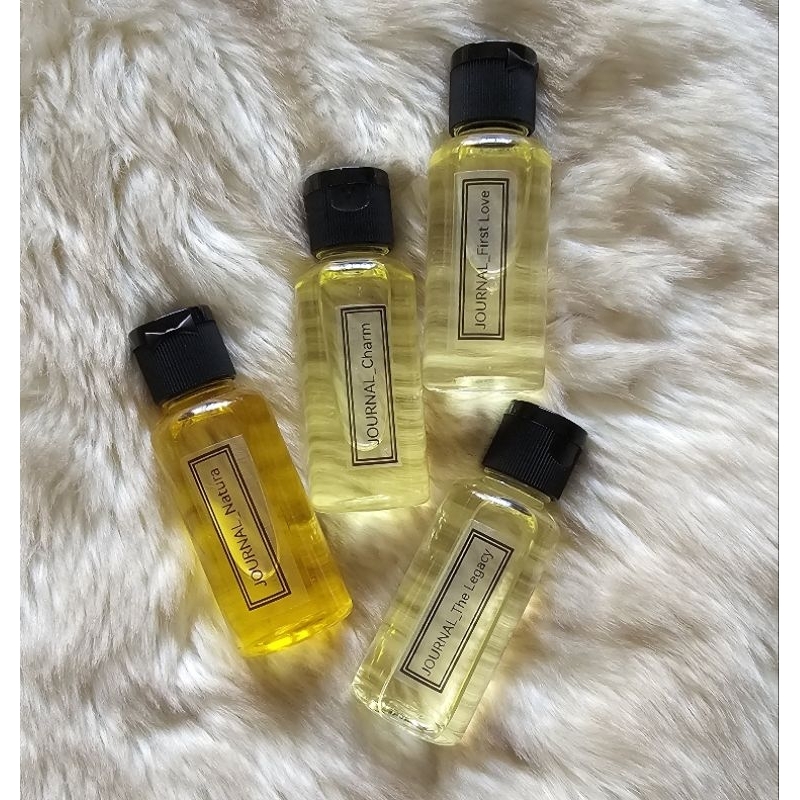 JOURNAL BODY OIL ขนาด30ml. (ของแท้แบ่งขาย) สำหรับนักเดินทางไม่ต้องแบกขวดใหญ่ขวดผาเปิดแบบพลิบใช้งานง่าย #journal #bodyoil