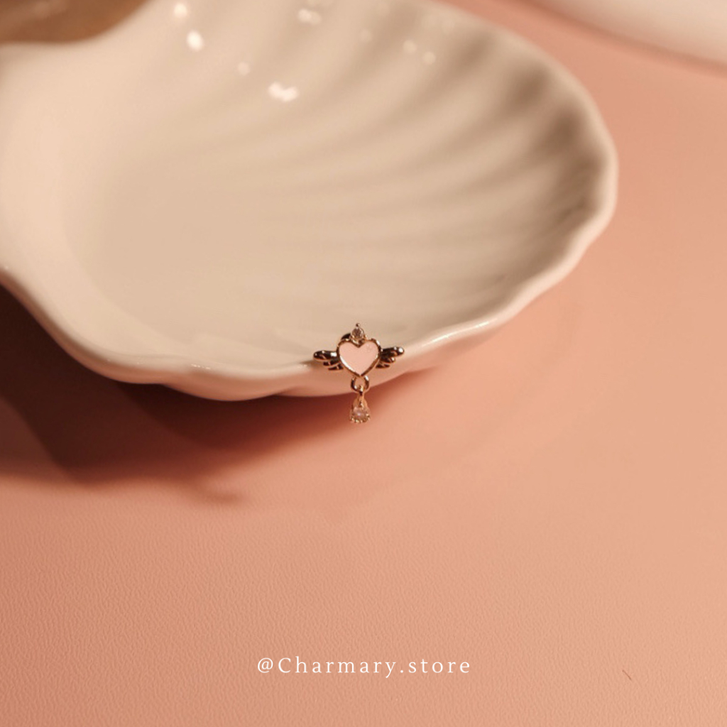 [สินค้าพร้อมส่ง✨] จิวหู Golden Pink Collection💝