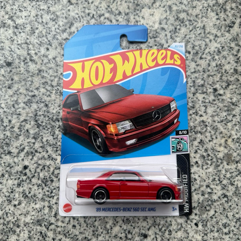 รถเหล็ก Hotwheels 89 MERCEDES BENZ 560 SEC AMG (ib21)