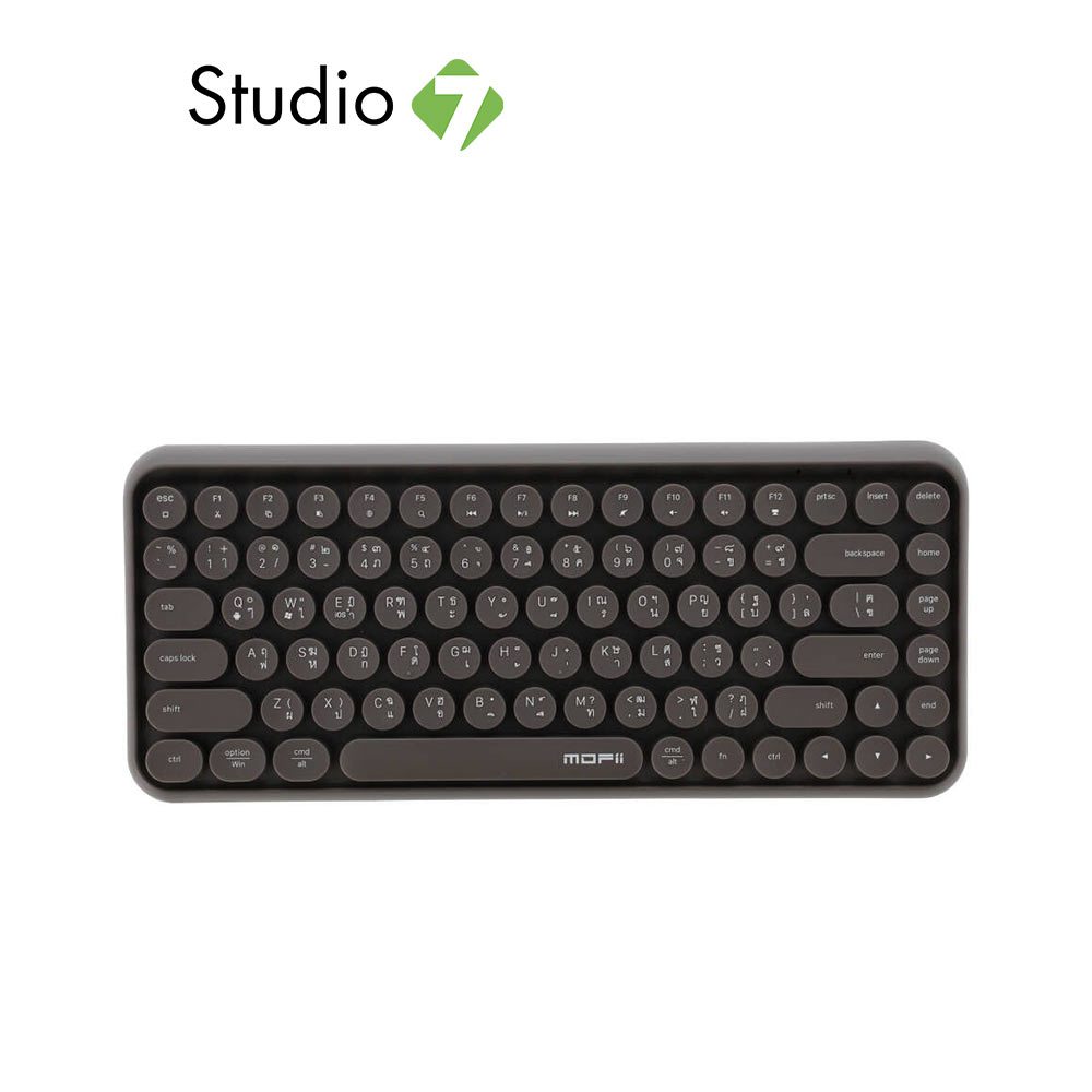 คีย์บอร์ดไร้สาย MOFii Bluetooth Keyboard Waffle Grey (TH/EN) By Studio7