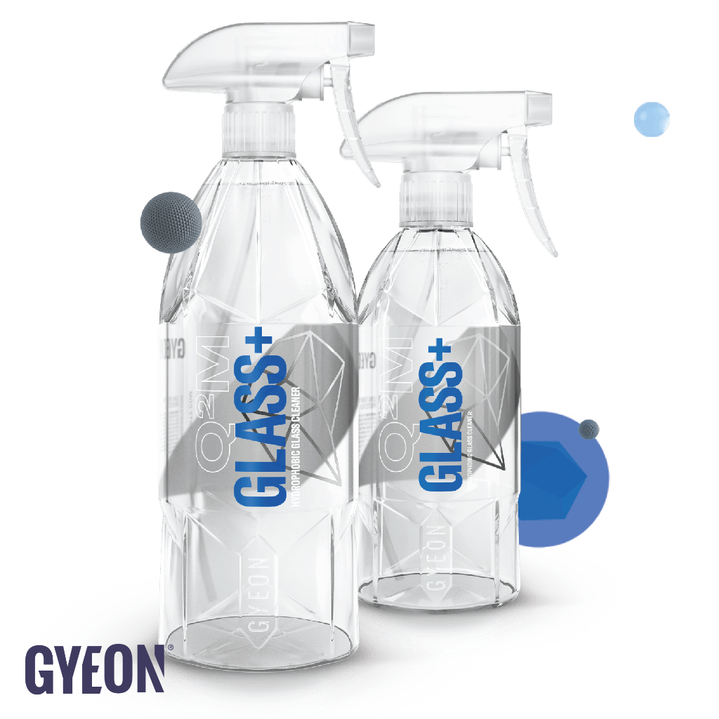 น้ำยาเช็ดทำความสะอาดกระจกพร้อมเคลือบในขั้นตอนเดียว สำหรับรถยนต์ GYEON Q²M GLASS+