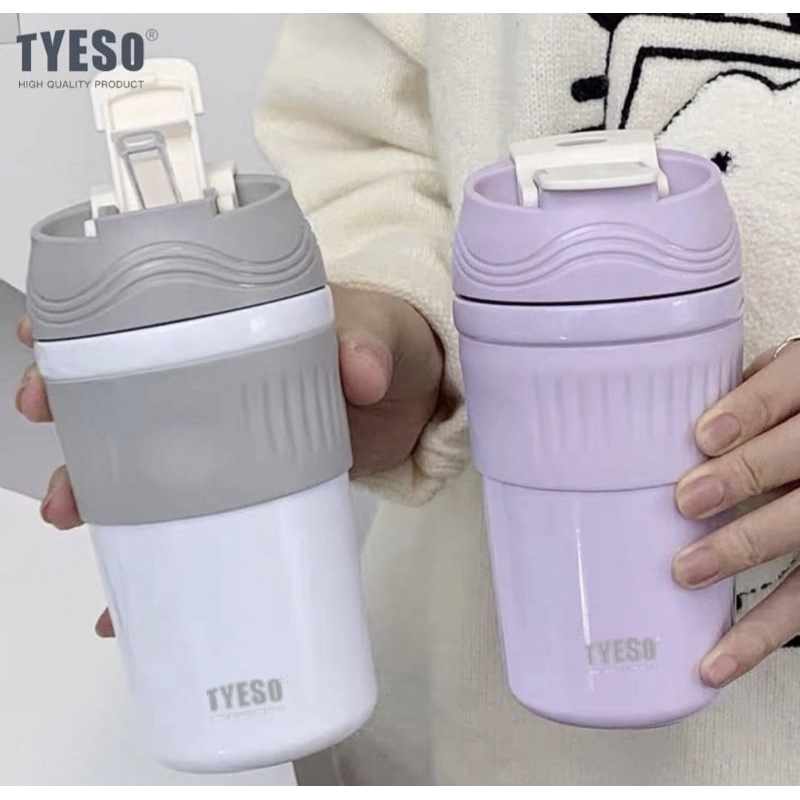 กระบอกน้ำสแตนเลสTyesoงานพรีเมี่ยมขนาด400ml
