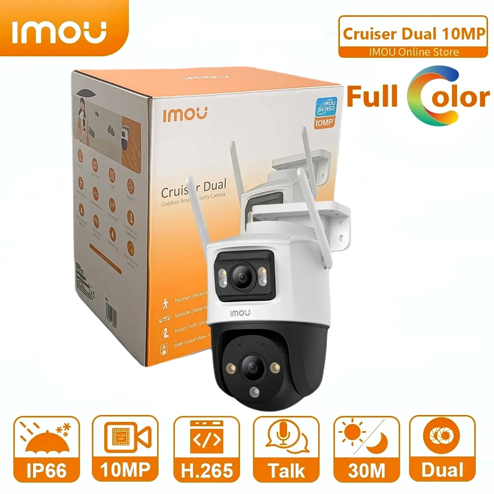 ⚡️กล้องวงจรปิด⚡️Dahua IMOU Cruiser Dual 10MP (5MP+5MP) Smart