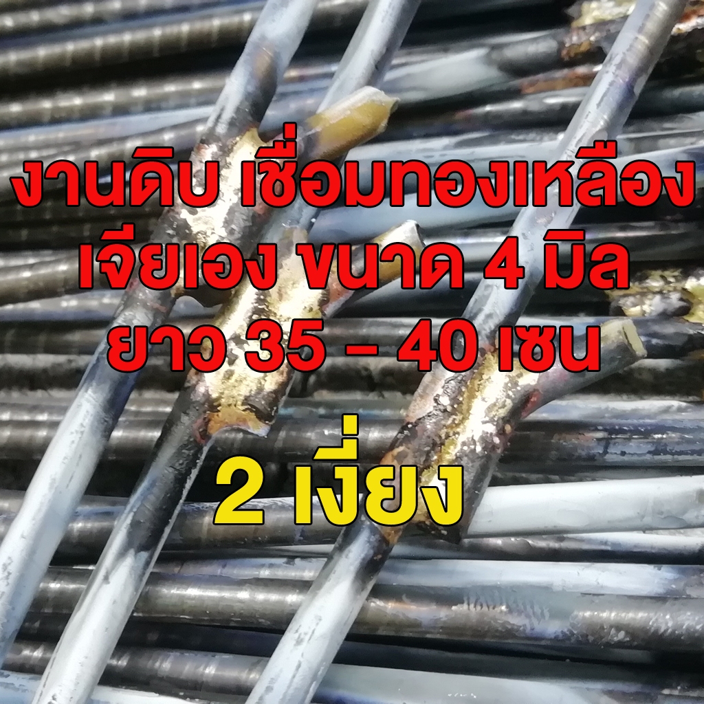 ธรรมดา 2 เงี่ยง งานดิบเจียเอง 4มิล จำนวน 6ลูก ลูกดอกยิงปลา