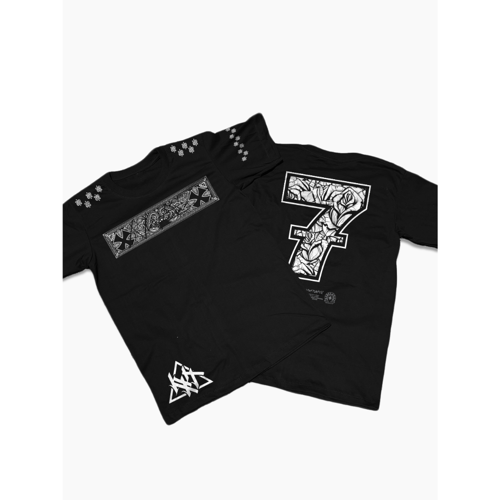 NXTLVL เสื้อยืด คอกลม ผ้าคอตตอน ลาย 7 ไซส์ S-6XL [S01133]