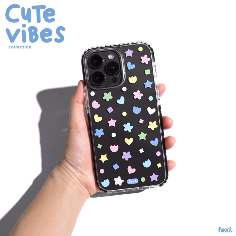 เคสไอโฟน “ Cute Vibes 04 “ iPhone Case for 12 - 16 series & Samsung S24 series.