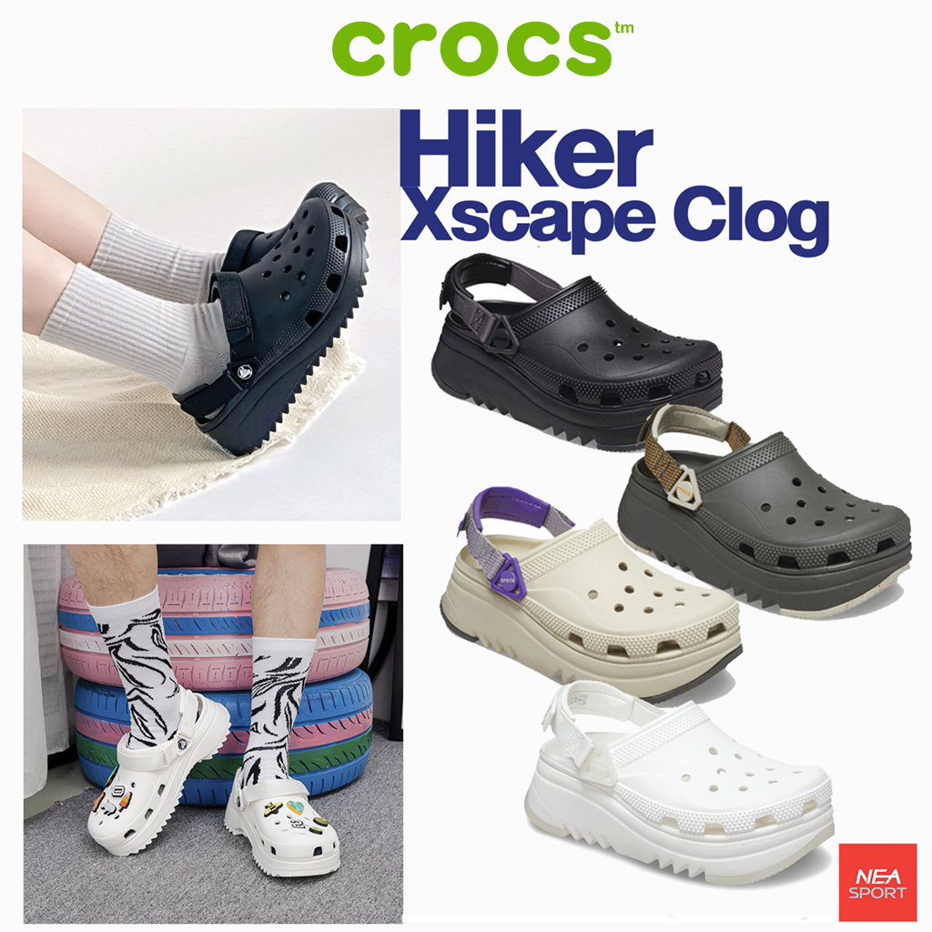 [ลด30% เก็บโค้ด 2605FASHDD] CROCS Hiker Xscape Clog รองเท้า เสริมส้น 5 ซม คร็อคส์ แท้ รุ่นฮิต ได้ทั้งชายหญิง