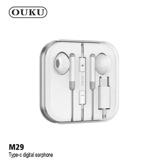 NEW!! OUKU M29 earphone หูฟังดิจิตอลแบบมีสายพร้อมไมโครโฟน หูฟัง​สำหรับ​แจ็ค​TypeC​ ใหม่ล่าสุด​ แท้100%