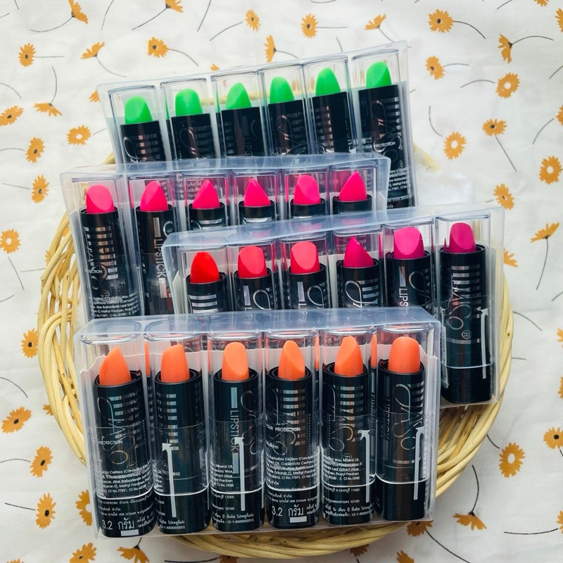 (Set 6 แท่ง) | JASO ลิปเมจิก และ ลิปสี Magic Lip and Lipstick Color