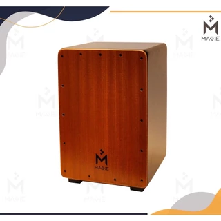 คาฮอง Magie Cajon Drum รุ่น MC38-ลายใหม่สุดฮิต กลองคาฮองนั่งตี มากี เครื่องดนตรี เครื่องเคาะจังหวะ กลองพกพา อคูสติก