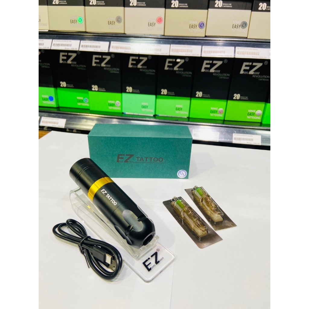 เครื่องปากกาไร้สายEZ CASTER S Wireless Battery Tattoo Pen Machine