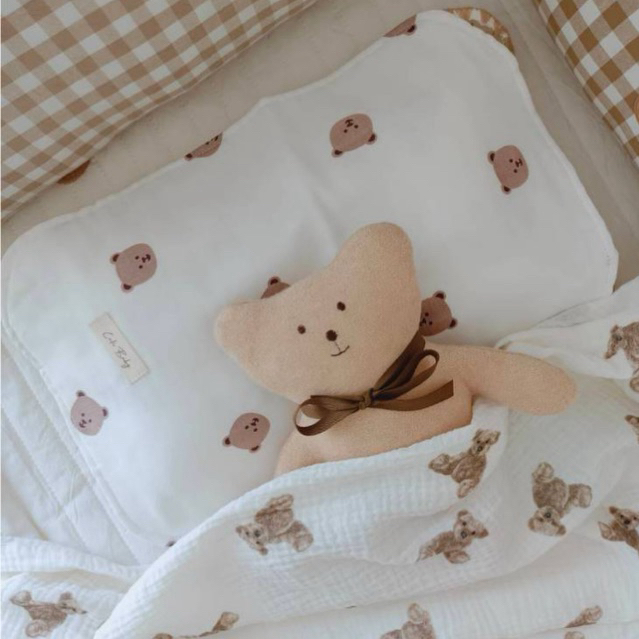 Cali ผ้ารองหมอน อเนกประสงค์ *Collection teddy🐻 *ป้าย Cali​ baby​