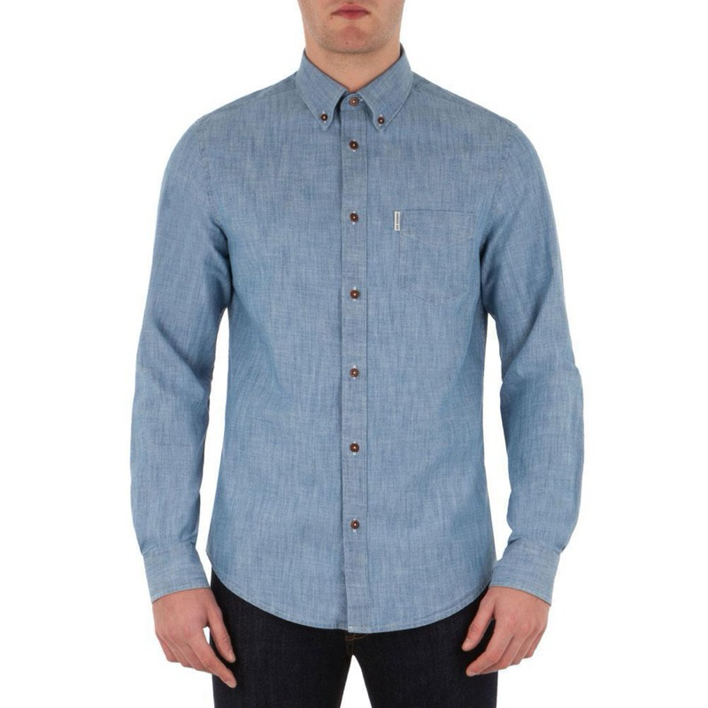 Ben Sherman Regular Fit Shirt | Staples Navy