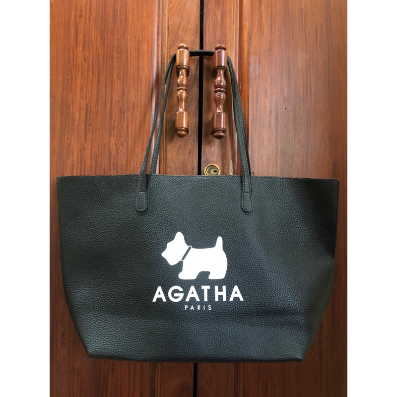 กระเป๋าทรง Tote แบรนด์ Agatha (มือสอง/pre-owned)