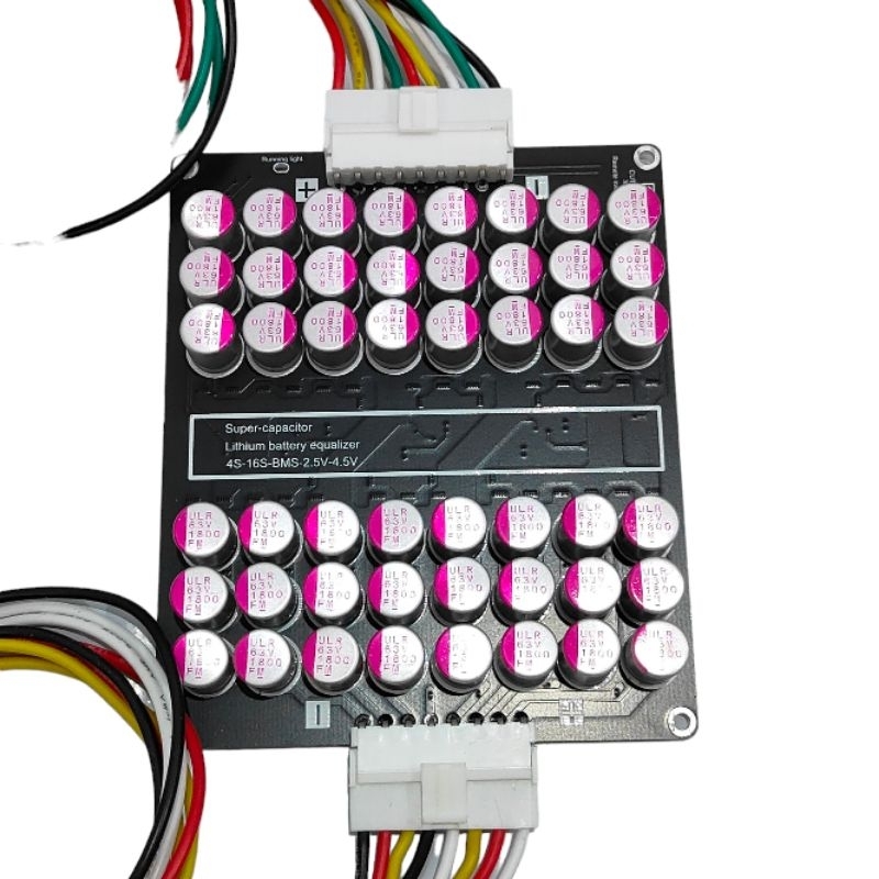 แอคทีพบาล้านสายไฟยาว 70cm1ชุด +40cm 1ชุด super-capacitor4s-16S  2.5v-4.5v