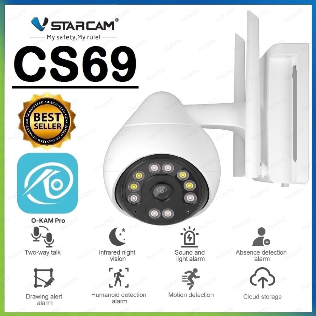 VSTARCAM CS69 SUPER HD 1296P 3.0MegaPixel H.264+ WiFi iP Camera กล้องวงจรปิดไร้สาย กล้องวงจรปิดไวไฟ