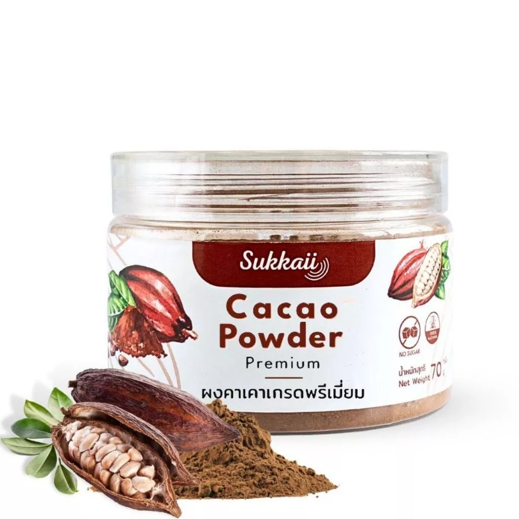 ผงคาเคา เกรดพรีเมี่ยม sukkaii 70g