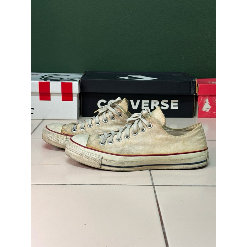 CONVERSE MADE IN USA LOW ปลาย 70 ต้น 80  SIZE 10 US