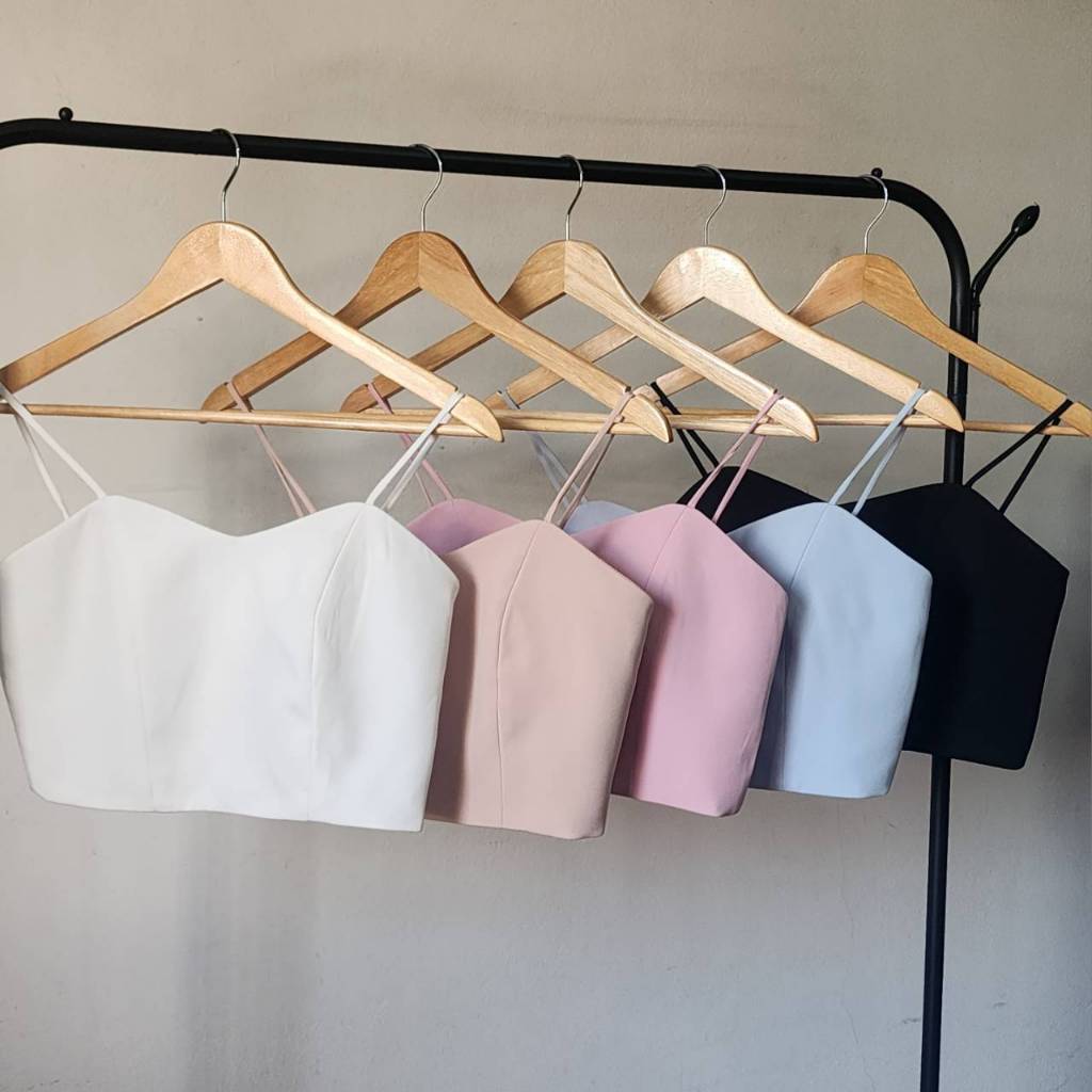 เสื้อครอปสายเดี่ยวสปาเก็ตตี้ Spaghetti top